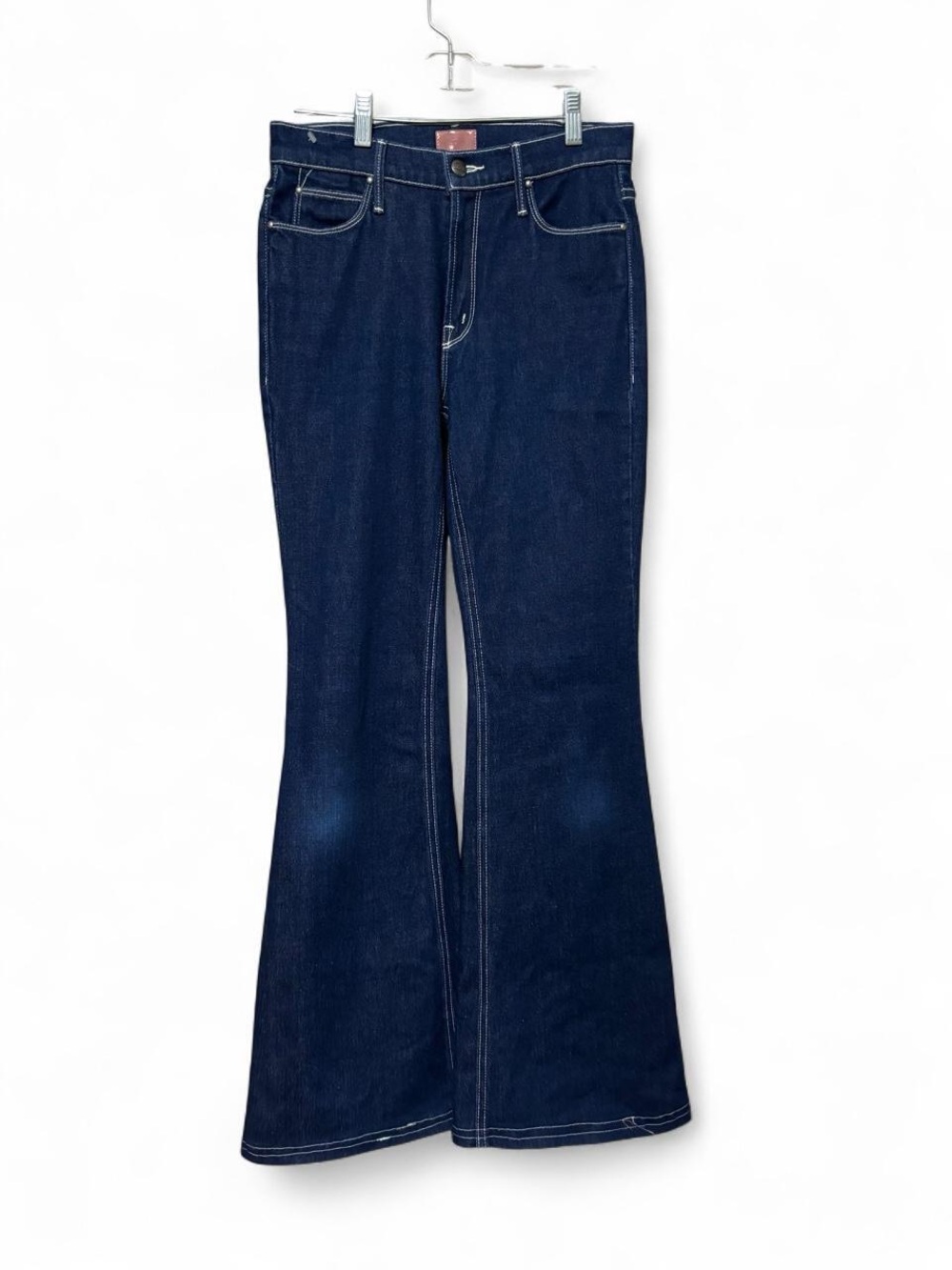 MOTHER Western Doozy Dark Blue Women's Flared Jeans
